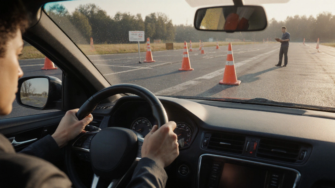Какие упражнения нужно выполнить на экзамене по вождению в 2025 году