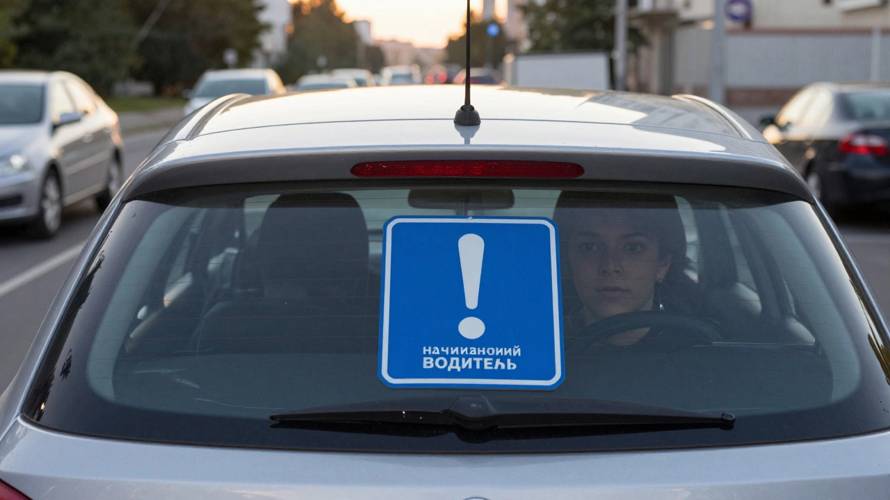 Что будет, если не повесить знак «Начинающий водитель»: штрафы и последствия