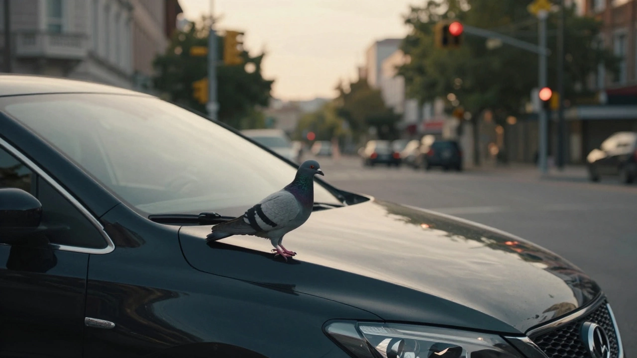 Что значит если птица села на машину: суеверия и реальная опасность для водителя
