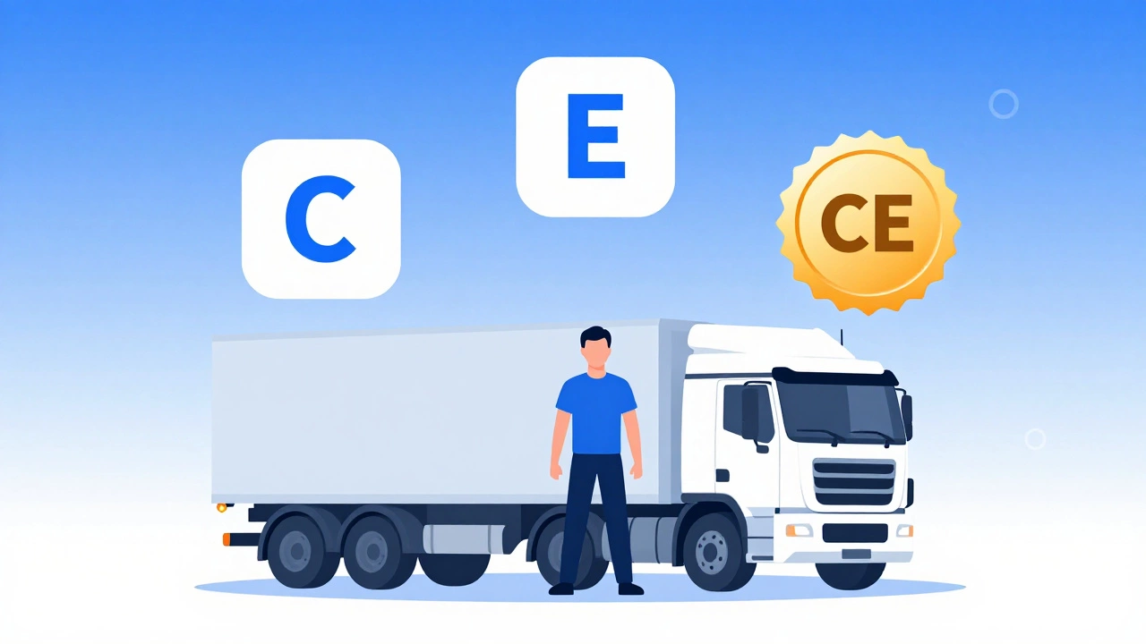 Векторная иллюстрация категорий прав C и CE для фур